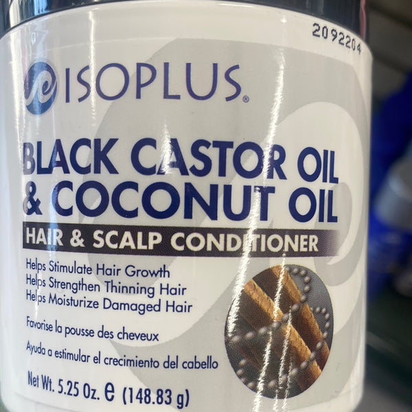 Isoplus black Castro oil and coconut oil
