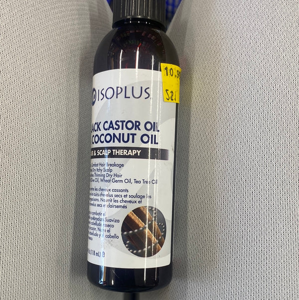Isoplus black Castro oil and coconut oil