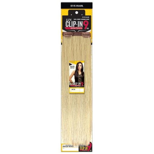 22" Luv Clip-In p piece Extensions 100% Remy Human Hair By Eve Hair