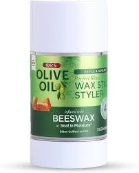 Olive oil wax stick styler