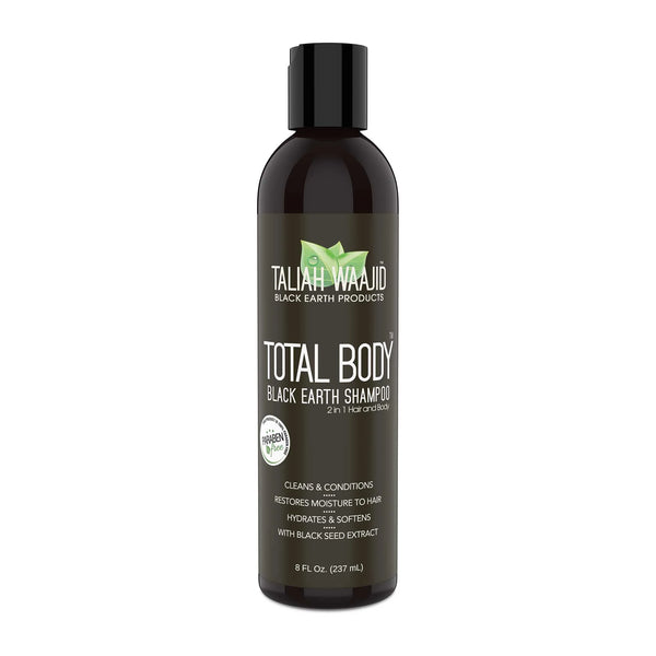 Taliah Waajid Total Body Black Earth Shampoo 2 in 1 hair & body (8oz)