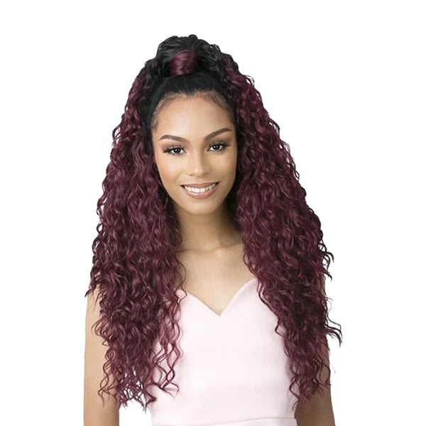 GoldentTree Half Wig and Wrap High & Low Pony Wrap 3