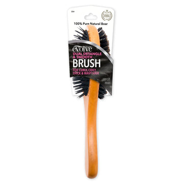 Evolve Dual Detangle & Smooth Brush