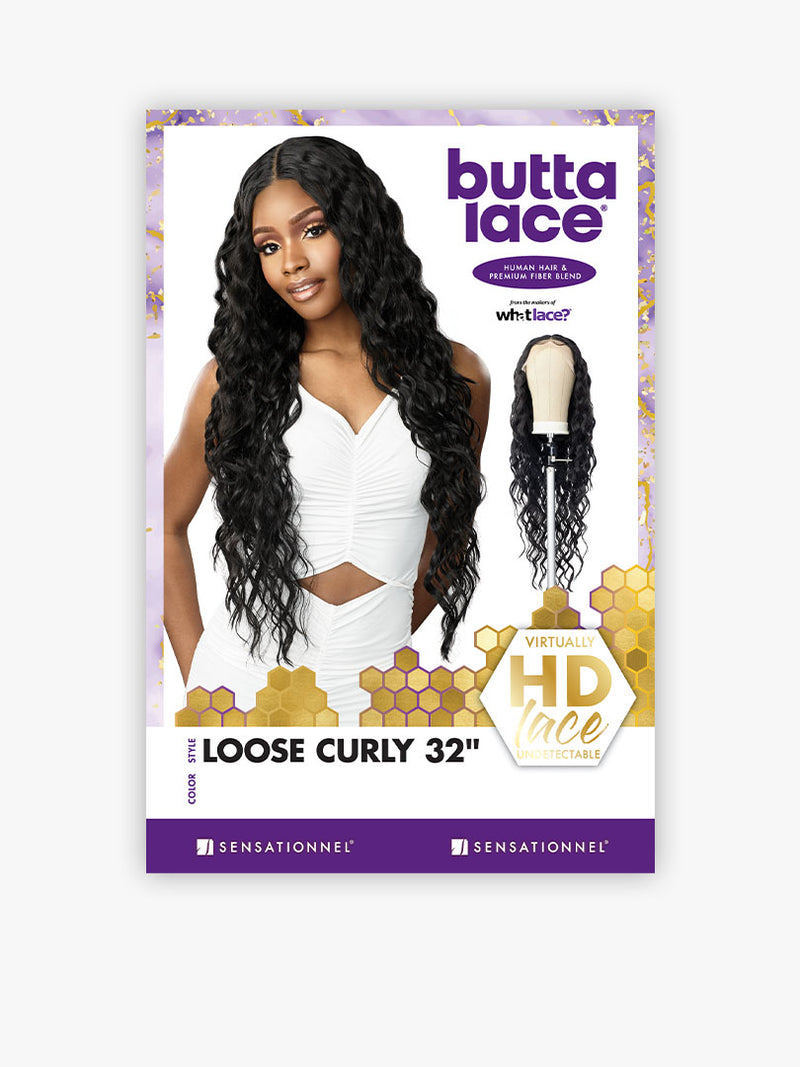 Butta Lace Human Hair Blend Loose Curly 32"