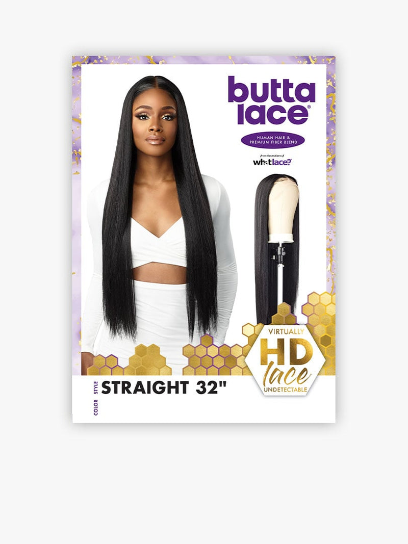 Butta Lace Human Hair Blend Straight 32"