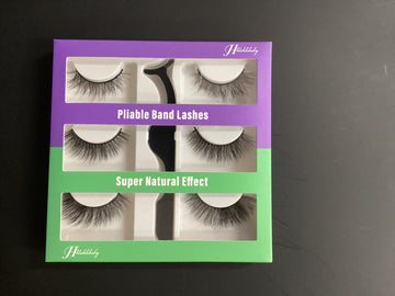 Hushlibaby Super Natural Effect 3X lashes w/ tool