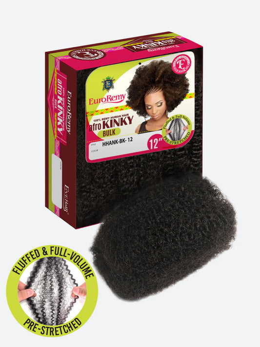 Euro Remy 100% Afro Kinky Human Hair