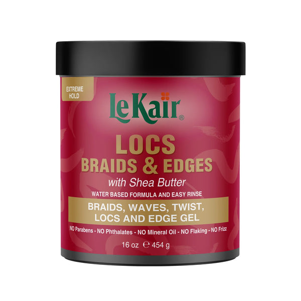 LeKair Locs Braids & Edges w/ Shea Butter (16oz)