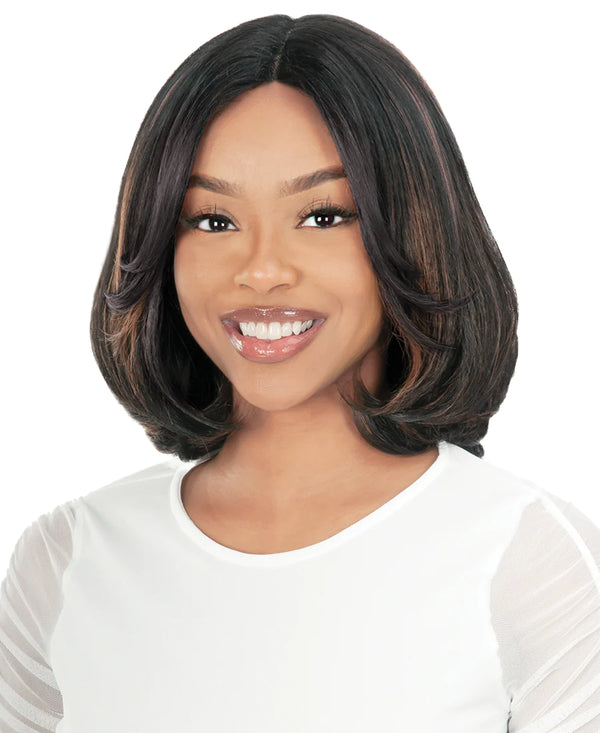 Magic Lace Curtain Bangs 03, Synthetic Lace Wig (MLCB03)