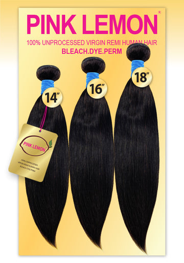 Pink Lemon 15A 3X Brazilian Bundles Pineapple Curl