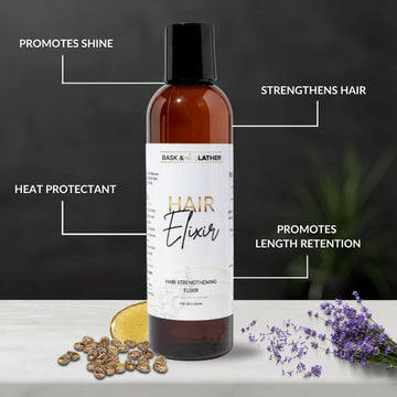 Bask & Lather Hair Elixir 4 oz