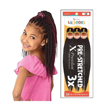 Outre X-Pression Lil Looks 3X Pre-Stretched 32" Braiding Hair