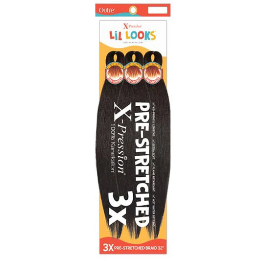 Outre X-Pression Lil Looks 3X Pre-Stretched 32" Braiding Hair