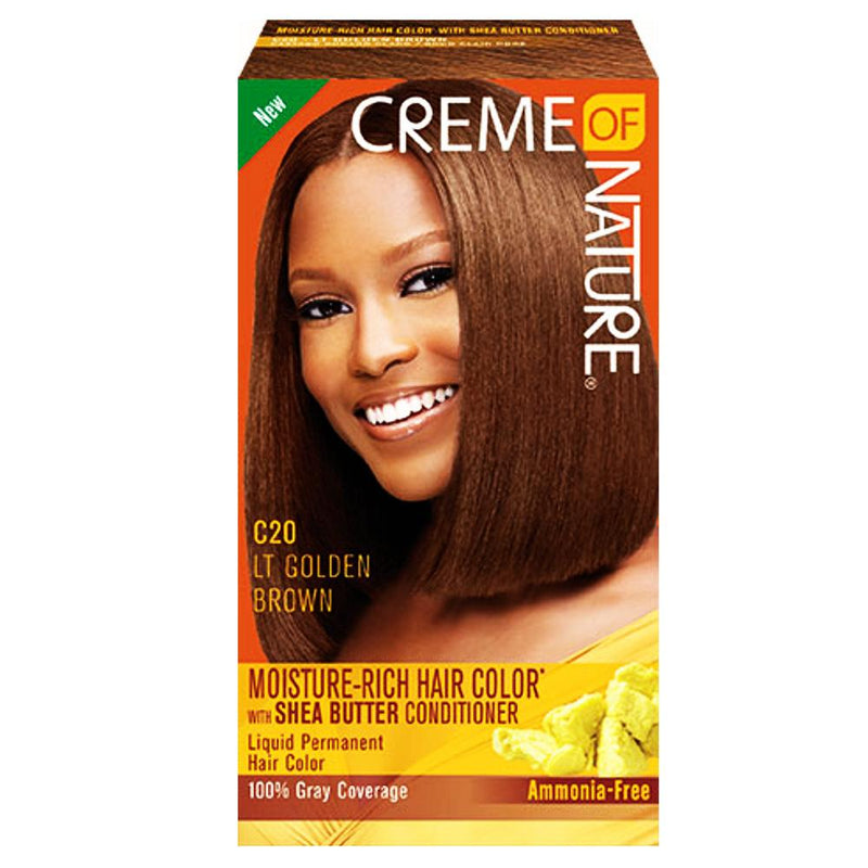 Creme Of Nature Moisture Rich Hair Color LT Golden Brown C20