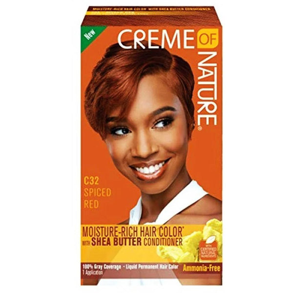 Creme Of Nature Moisture Rich Hair Color Spiced Red C32