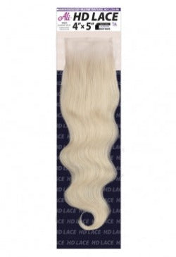 Ali  100%  Humzan Hair 4"x5" HD Lace Closure - Body Wave