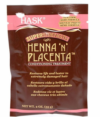 Hask Henna n Placenta Super Strength Conditioning Treatment 2 oz.
