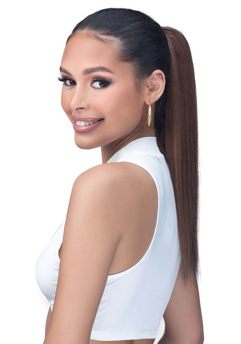 Laude & Co. Synthetic Straight Ponytail 18"