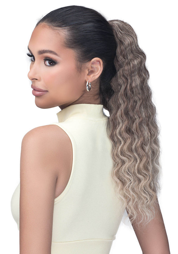 Laude & Co. Synthetic Natural Deep Ponytail 18"