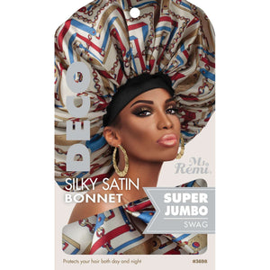 Ms. Remi Deco Silky Satin Bonnet X-Jumbo Assorted Color