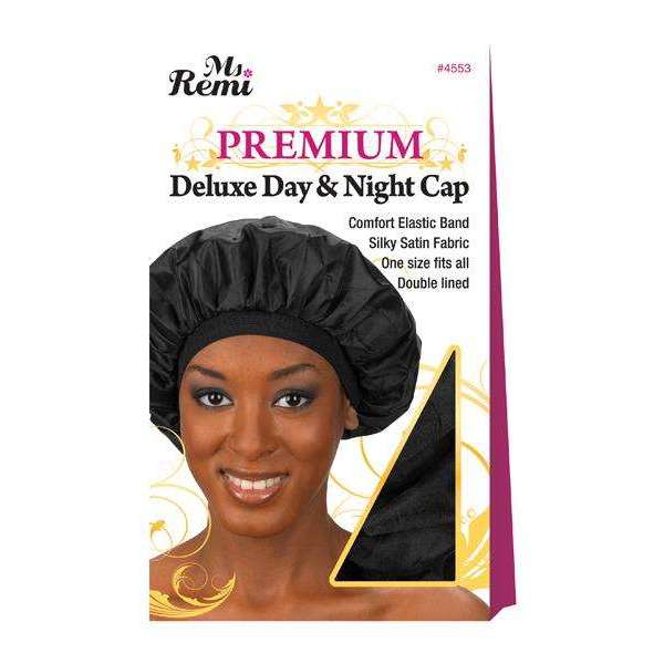 Ms. Remi Premium Deluxe Day & Night Cap - Black