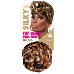 Ms. Remi Silky Top Knot Pre-Tied Turban Assorted Colors